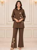 Co-Ord Set with Bootcut Pants