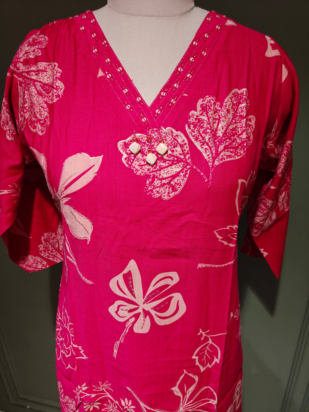 Pink Printed Vatican Salwar Suit with Dupatta